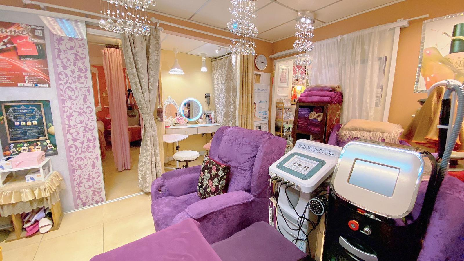 Elegant spa interior with modern decor and peaceful ambiance